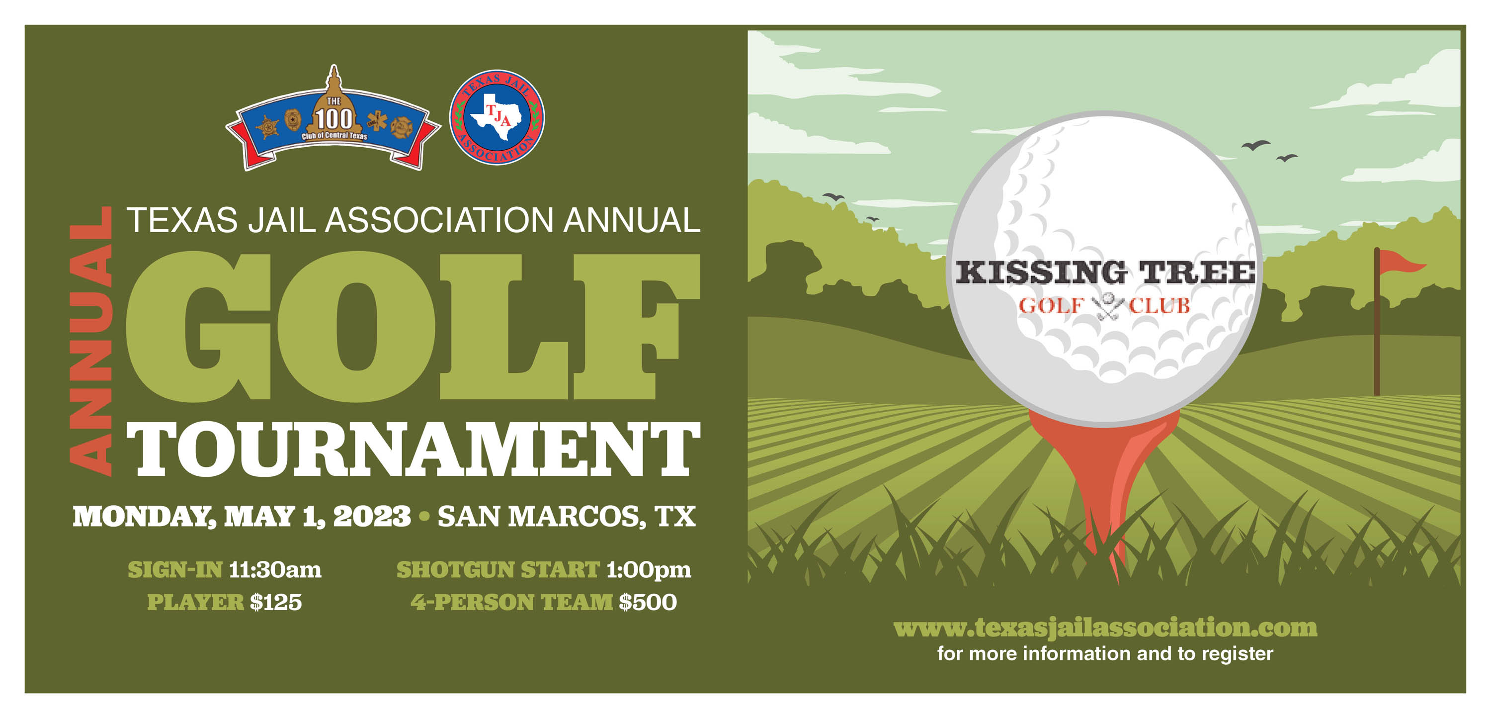 2023 Texas Jail Association Golf Tournament - May 1, 2023